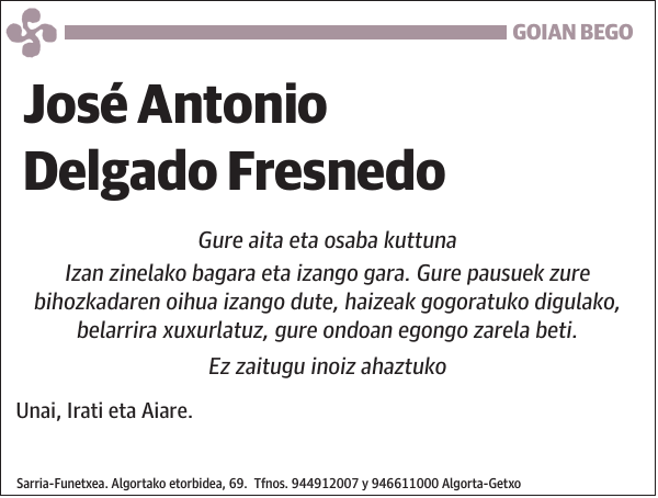 José Antonio Delgado Fresnedo