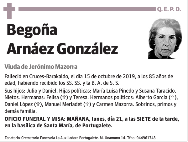 Begoña Arnáez González