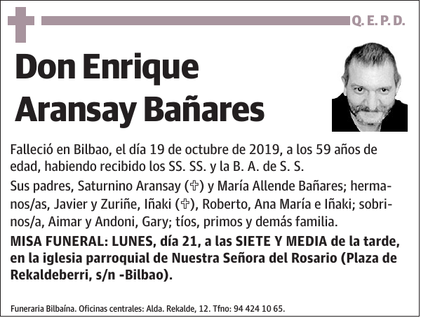 Enrique Aransay Bañares
