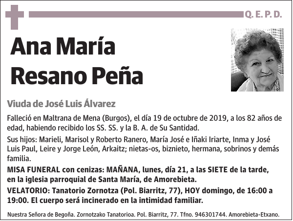 Ana María Resano Peña