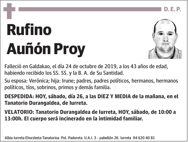 Rufino Auñón Proy