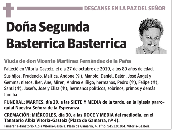 Segunda Basterrica Basterrica