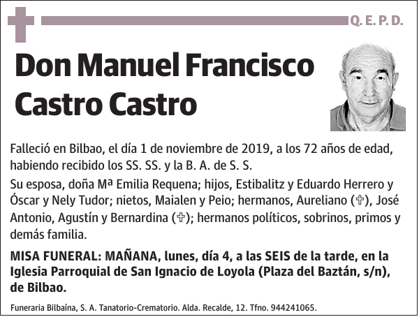 Manuel Francisco Castro Castro