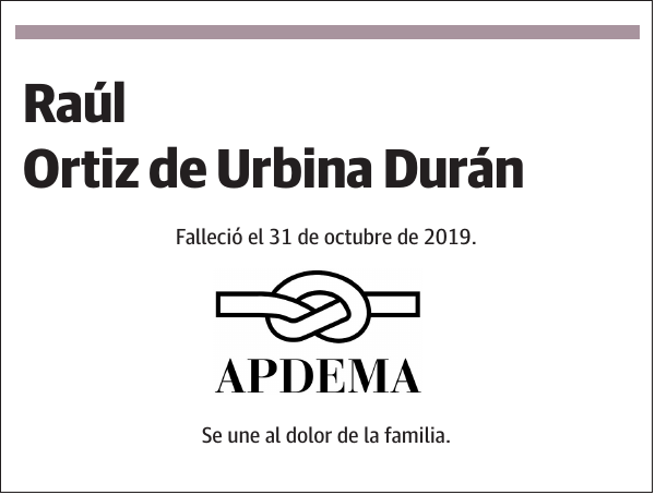 Raúl Ortiz de Urbina Durán