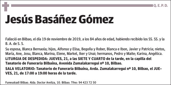 Jesús Basáñez Gómez