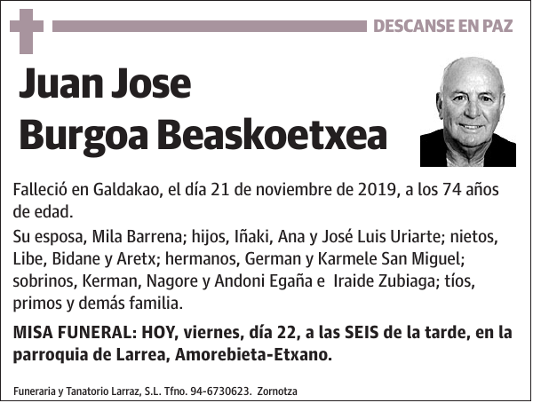 Juan Jose Burgoa Beaskoetxea