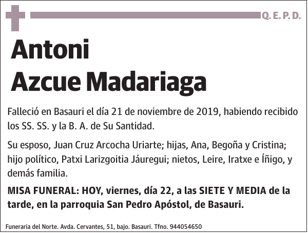 Antoni Azcue Madariaga