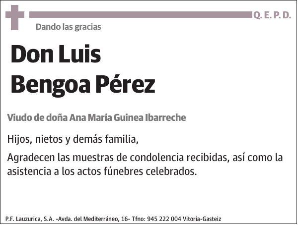 Luis Bengoa Pérez