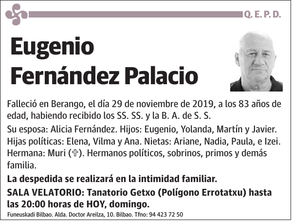 Eugenio Fernández Palacio