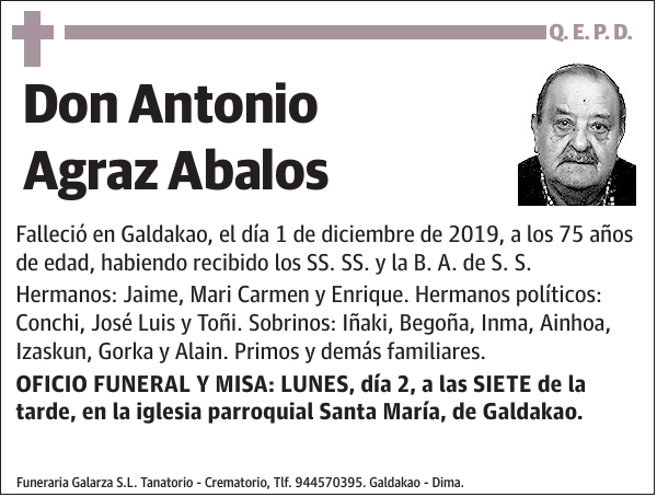 Antonio Agraz Abalos
