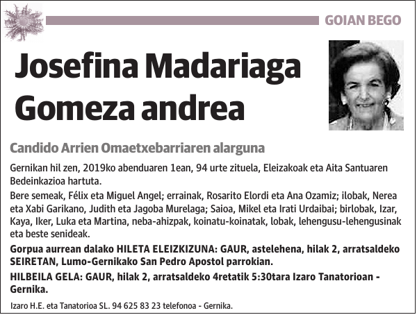 Josefina Madariaga Gomeza