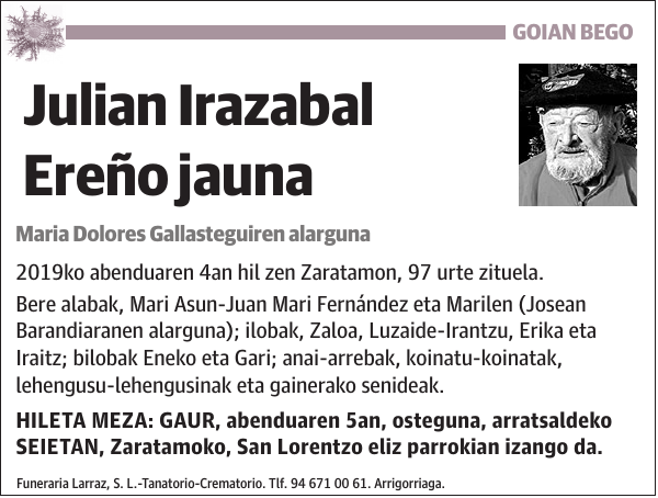 Julian Irazabal Ereño