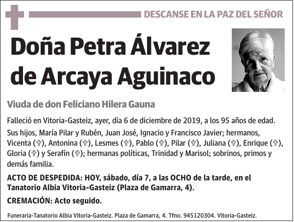 Petra Álvarez de Arcaya Aguinaco