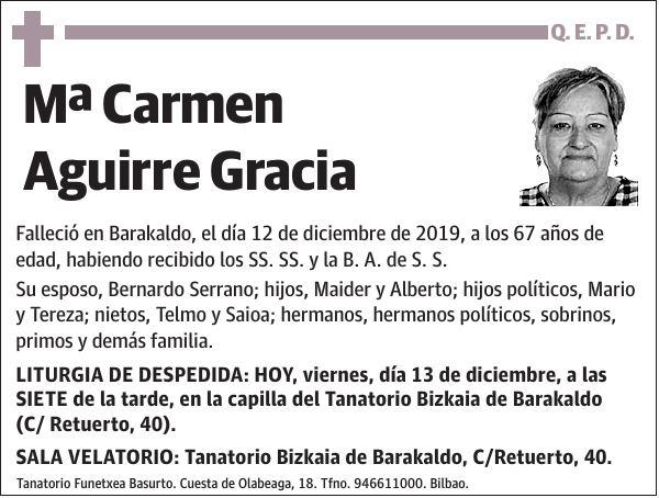 Mª Carmen Aguirre Gracia
