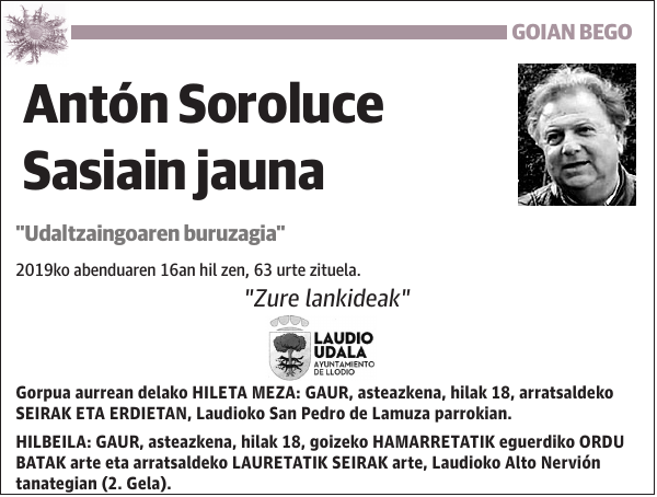 Antón Soroluce Sasiain
