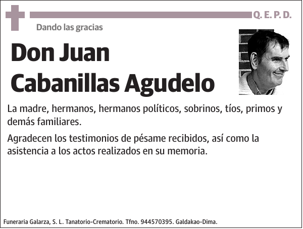 Juan Cabanillas Agudelo