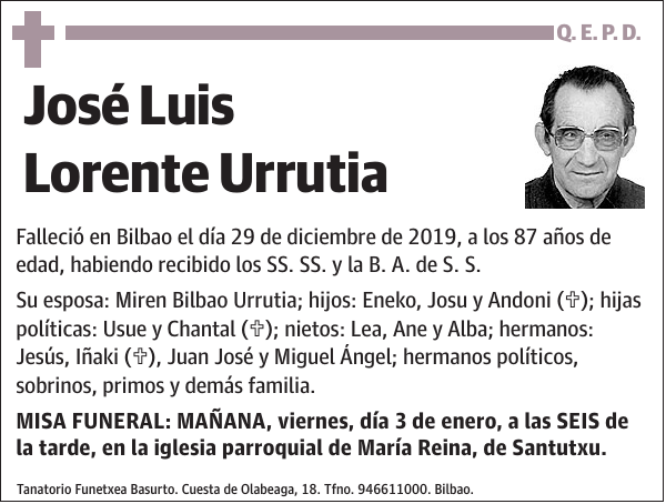 José Luis Lorente Urrutia
