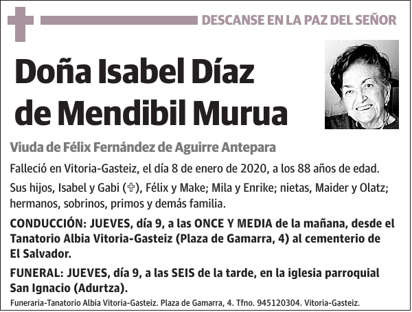Isabel Díaz de Mendibil Murua