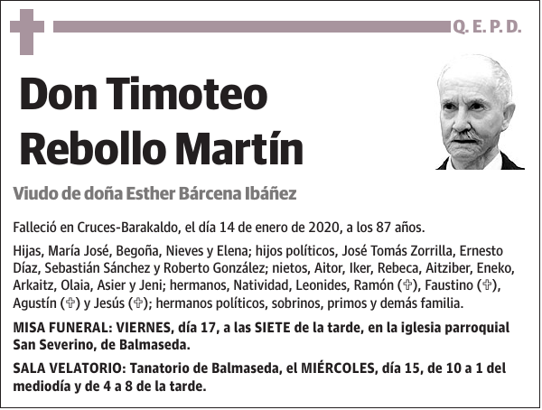 Timoteo Rebollo Martín