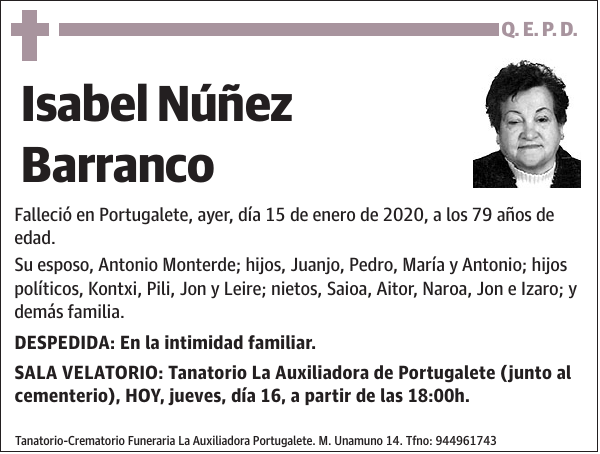Isabel Núñez Barranco