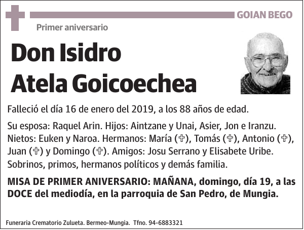 Isidro Atela Goicoechea