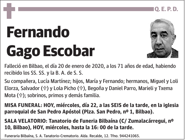 Fernando Gago Escobar