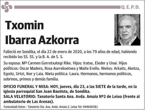 Txomin Ibarra Azkorra