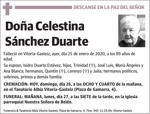 Celestina Sánchez Duarte