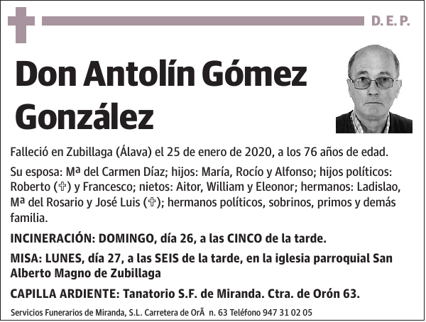 Antolín Gómez González