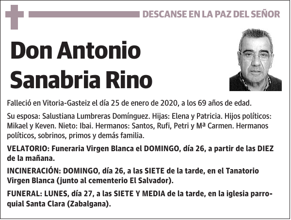 Antonio Sanabria Rino