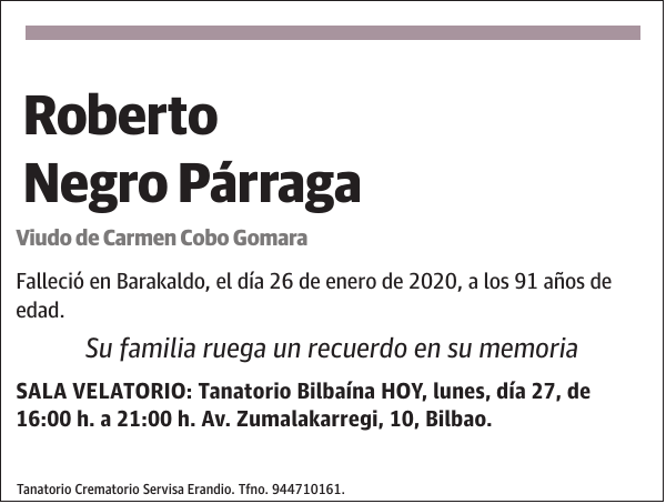 Roberto Negro Párraga