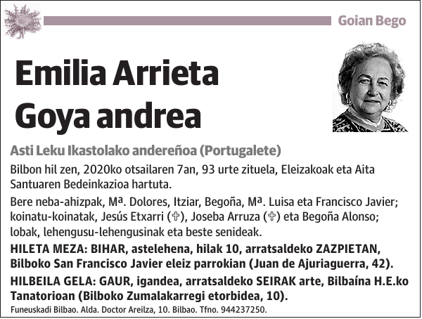 Emilia Arrieta Goya
