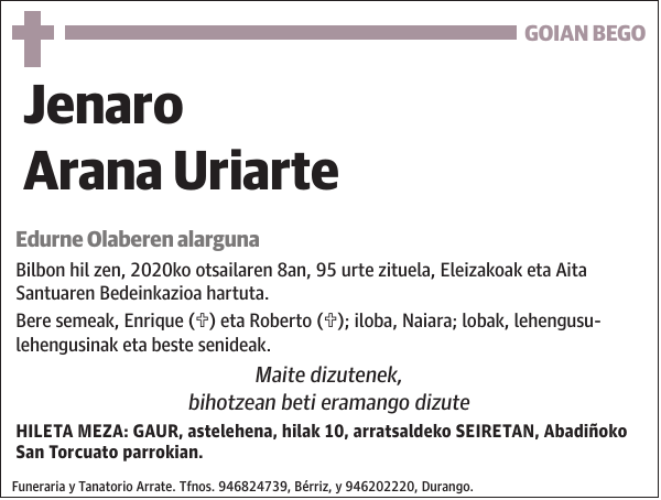 Jenaro Arana Uriarte