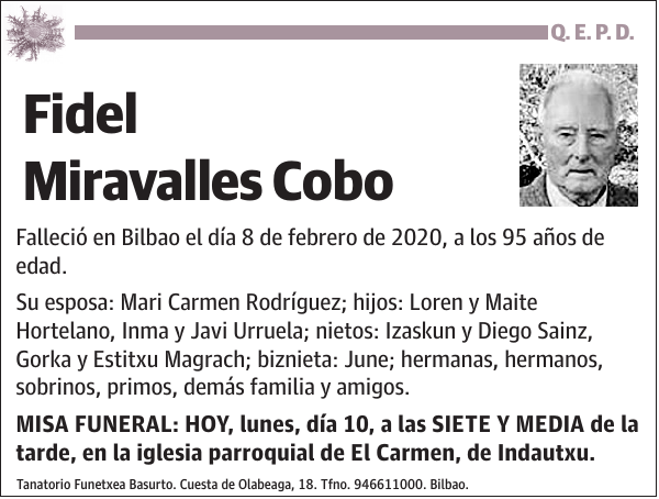Fidel Miravalles Cobo
