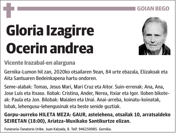 Gloria Izagirre Ocerin