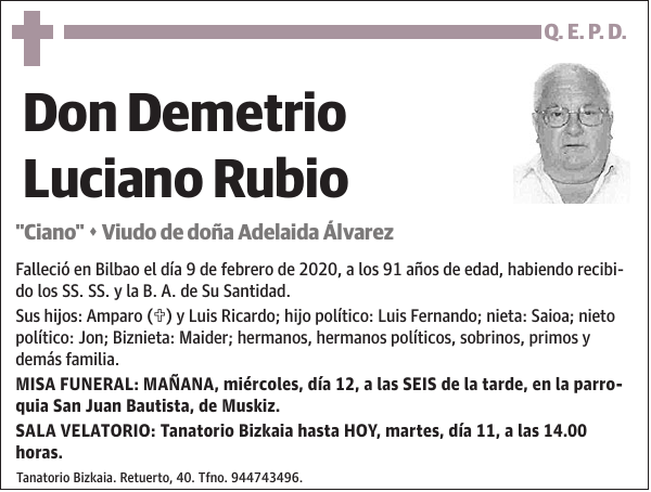 Demetrio Luciano Rubio