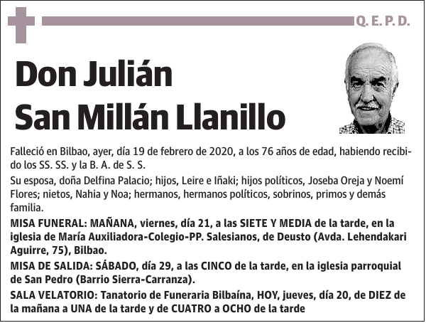 Julián San Millán Llanillo