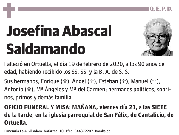 Josefina Abascal Saldamando