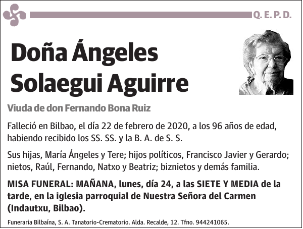 Ángeles Solaegui Aguirre