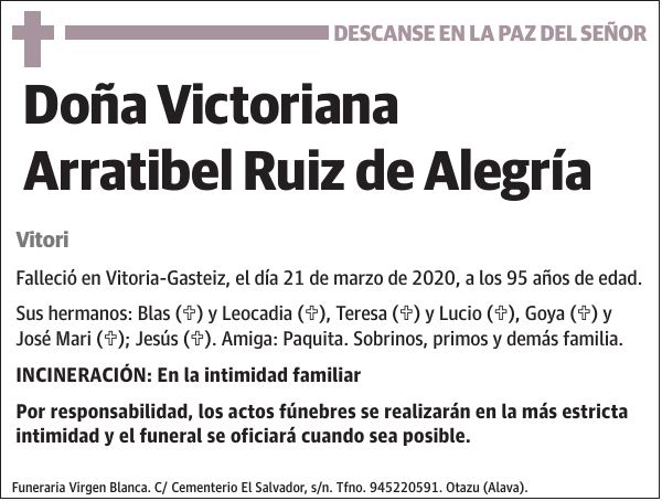 Victoriana Arratibel Ruiz de Alegría
