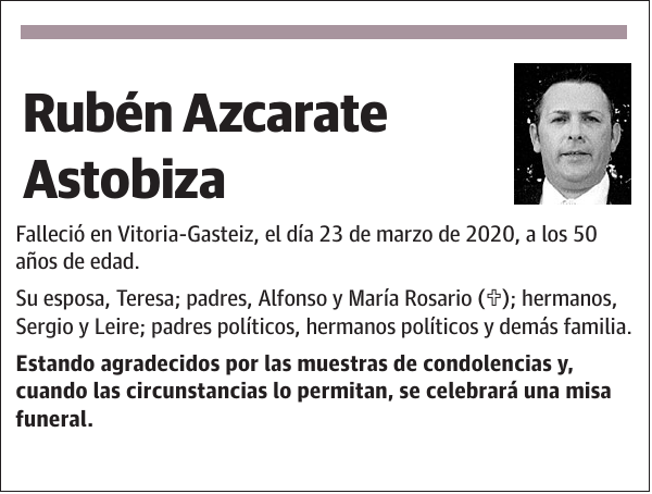 Rubén Azcarate Astobiza
