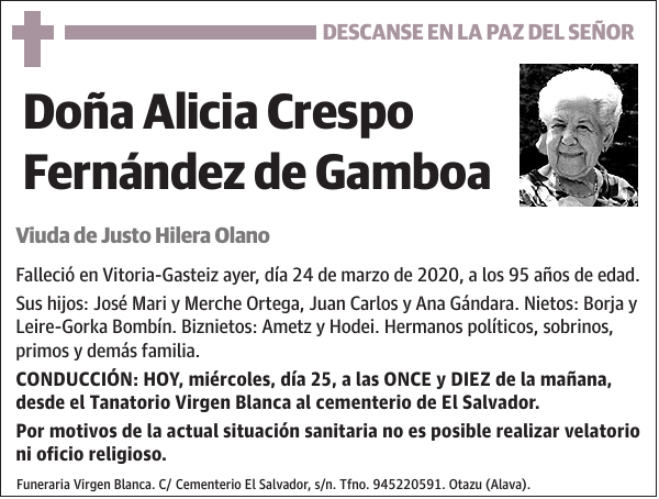 Alicia Crespo Fernández de Gamboa