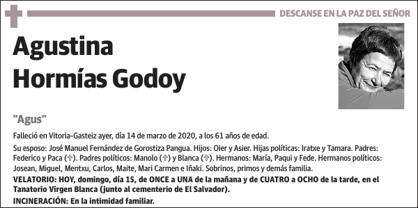 Agustina Hormías Godoy