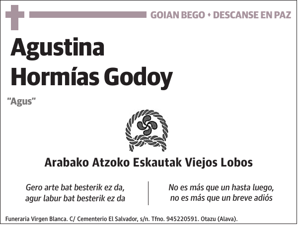 Agustina Hormías Godoy