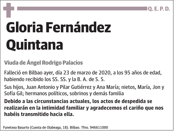 Gloria Fernández Quintana
