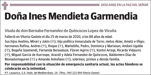 Ines Mendieta Garmendia