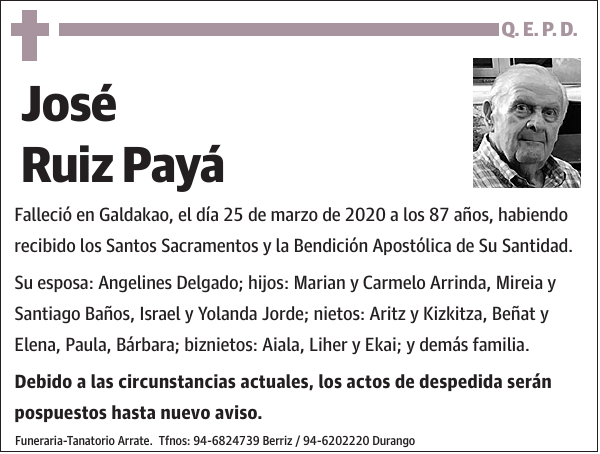 José Ruiz Payá