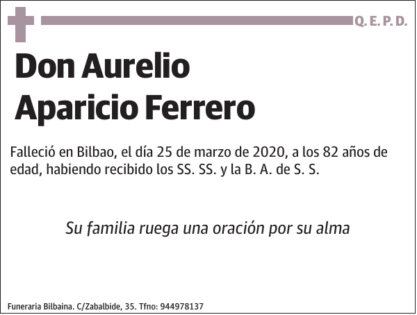 Aurelio Aparicio Ferrero