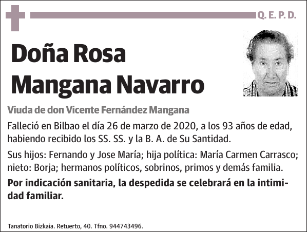 Rosa Mangana Navarro