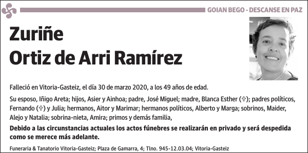 Zuriñe Ortiz de Arri Ramírez